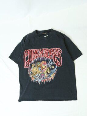 Mens Vintage 92' Brockum Guns n' Roses Japan Tour T-Shirt Size Large